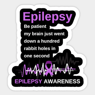 epilepsy awareness Sticker